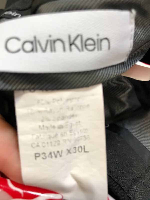 Photo 3 of Calvin Klein Men's Slim Fit Dress Pant ---- 34X30 SEE PHOTOS 