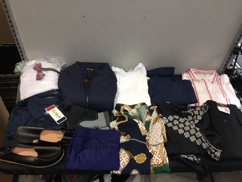 Photo 1 of FINAL SALE--- MISCELLANEOUS MEN'S CLOTHING SOLD AS IS (VARIOUS DIFFERENT SIZES & STYLES)