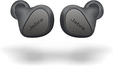 Photo 1 of Jabra Elite 3 in Ear Wireless Bluetooth Earbuds – Noise Isolating True Wireless Buds with 4 Built-in Microphones for Clear Calls, Rich Bass, Customizable Sound, and Mono Mode - Dark Grey
