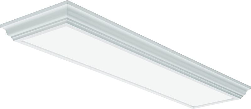 Photo 2 of Lithonia Lighting FMFL 30840 CAML 4000K WH 4-Foot LED Linear Flush Mount, 2800 Lumens, 120 Volts, 35 Watts, Damp Listed, White
