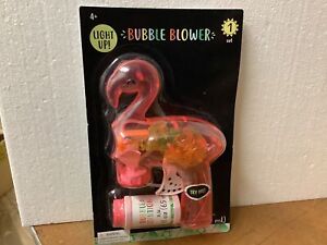 Photo 1 of Light up bubble blower flamingo
