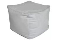 Photo 1 of 18" x 18" Outdoor Pouf Gray - Room Essentials
