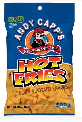 Photo 1 of Andy Capps Hot Fries Corn and Potato Snacks, 3 Ounce -- 12 per case
JULY,30,2022
