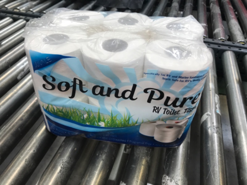 Photo 2 of 2-Py Quick Dissolve RV Toilet Paper (12 Rolls, 500 Sheets Per Roll)
