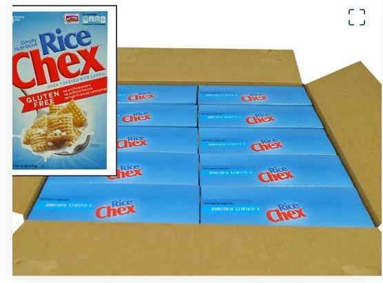 Photo 1 of 10Pk Chex Gluten Free Rice Chex Cereal, 12 Ounce (BB 6/28/2022)