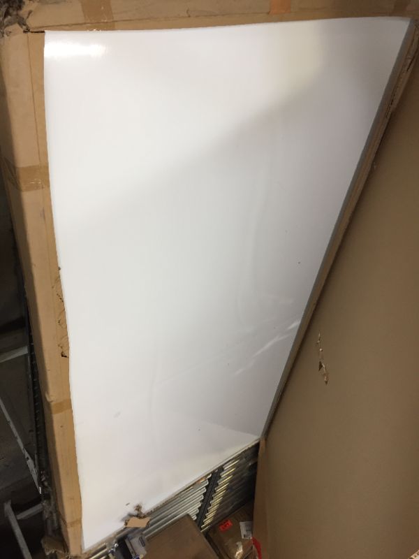 Photo 1 of Whiteboard with Stand 48" x 32" Magnetic Dry Erase Board Rolling Large Mobile Whiteboard Office Classroom White Board on Wheels
