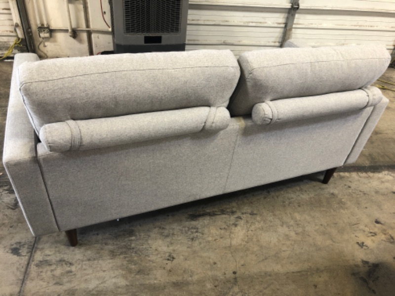 Photo 5 of Amazon Brand – Rivet Cove Mid-Century Modern Tufted Apartment Sofa, 72"W, Light Grey
