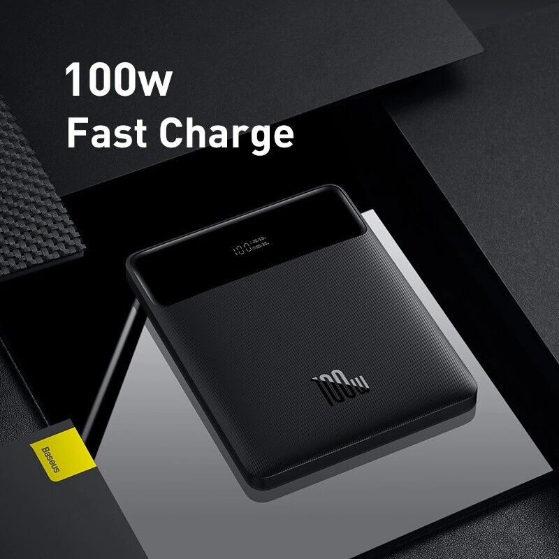 Photo 1 of Baseus 100W Power Bank 20000mAh Type C PD Fast Charging Portable Macbook Charger
