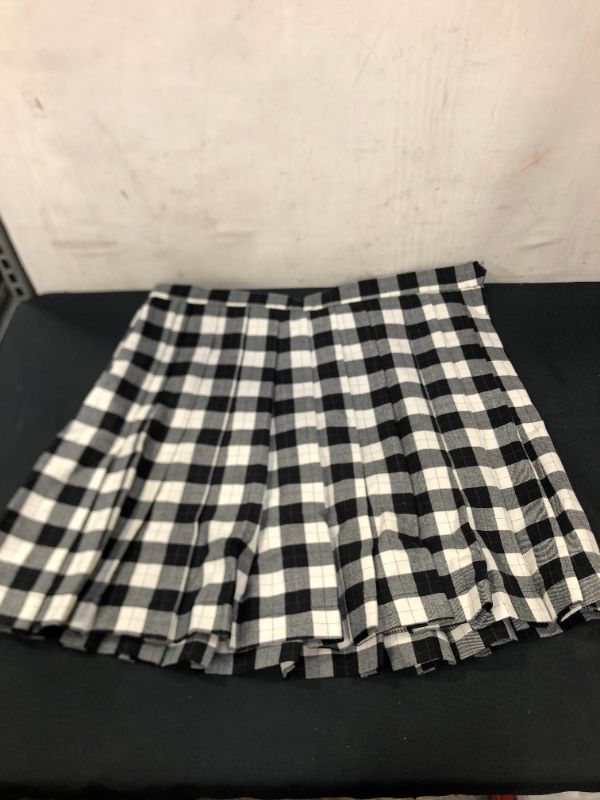 Photo 1 of ESLECH WOMENS PLAID SKIRT, HIGH WAIST SCHOOL UNIFORM PLEATED SKATER TENNIS SKIRT SIZE 10