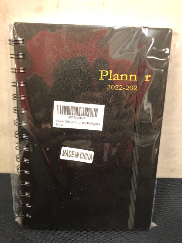 Photo 1 of 6X8IN BLACK PLANNER SPIRAL 2022-2023