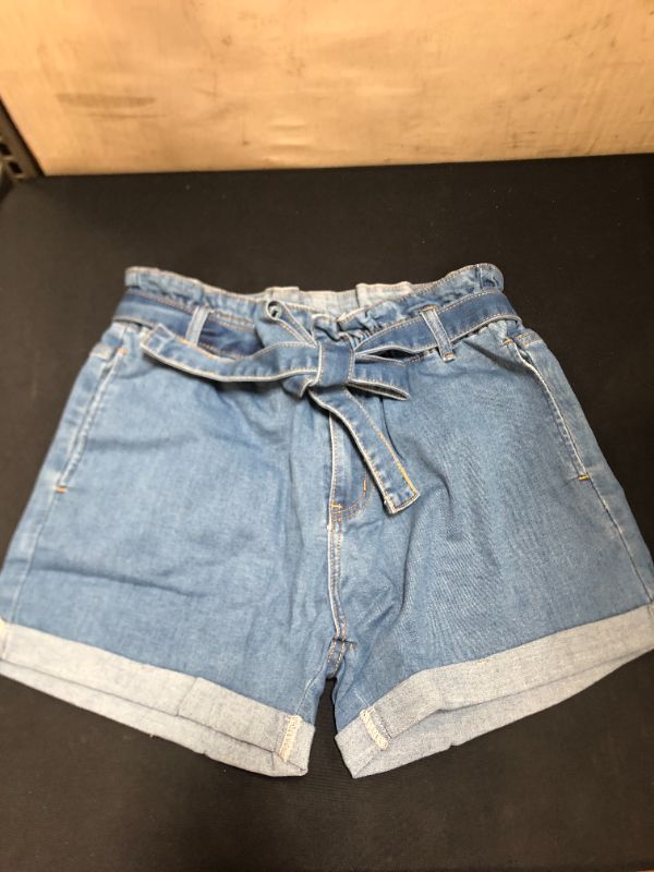 Photo 2 of Utyful Women Casual Mid Waist Ripped Roll Hem Jeans Denim Shorts
SIZE (M)