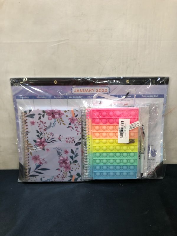 Photo 2 of Appreciation Gifts for Coworkers, Planner 2022 for Women 7pcs of set 24 Month Large weekly planner 2022-2023 Planners for Work or Home with Monthly Weekly and Daily to Improve Time Management Productivity and Live Happier
