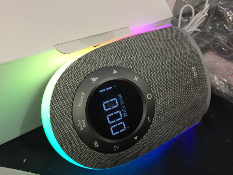 Photo 9 of tribit home Bluetooth speaker 25w powerful & premium sound with LCD time  display, RGB lights show 