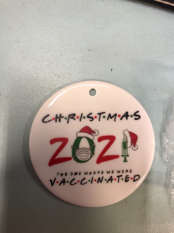 Photo 3 of Christmas Ornaments, Touber 2021 Ornament Christmas Ornaments Quarantine 2021 Pandemic Christmas Ornaments Funny Home Decor 2021 Christmas Tree Decoration - Gifts for Christmas Pack Of 2