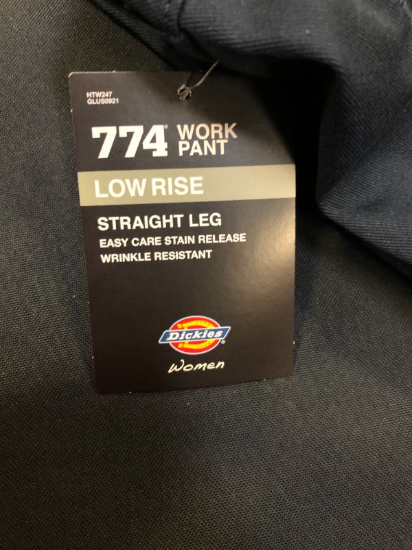 Photo 1 of Dickies Women's Original Work Pant with Wrinkle And Stain Resistance Size 2R , 774 