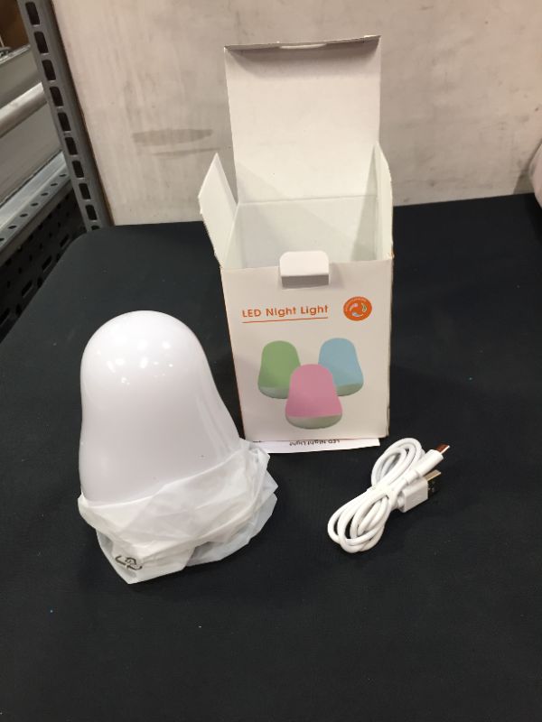 Photo 1 of Luposwiten Night Light for Kids with Touch Sensor Control and Color Changing Mode | Night Lights for Kids Room with 1 Hour Timer Up to 80H, White
