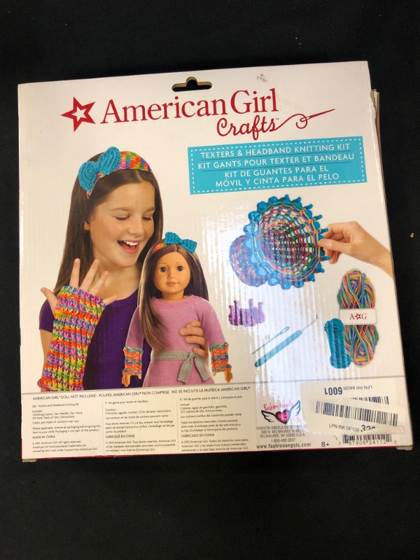 Photo 2 of American Girl Texters and Headband Knitting Kit
