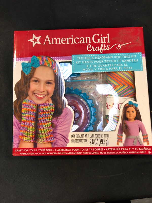 Photo 1 of American Girl Texters and Headband Knitting Kit
