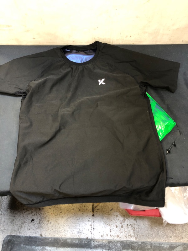Photo 3 of Kewlioo Men's Sauna Suit Shirt - Heat Trapping Sweat Compression Vest, Shapewear Top, Gym Exercise Versatile Shaper Jacket
SIZE XL