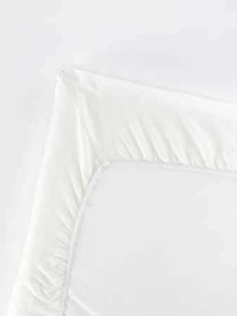 Photo 1 of BABYBJORN Fitted Sheet for Travel Crib Light - Organic White
