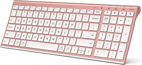 Photo 1 of iClever BK10 Bluetooth Keyboard, Multi Device Keyboard Rechargeable Bluetooth 5.1 with Number Pad Ergonomic Design Full Size Stable Connection Keyboard for iPad, iPhone, Mac, iOS, Android, Windows
TESTED, WORKS.