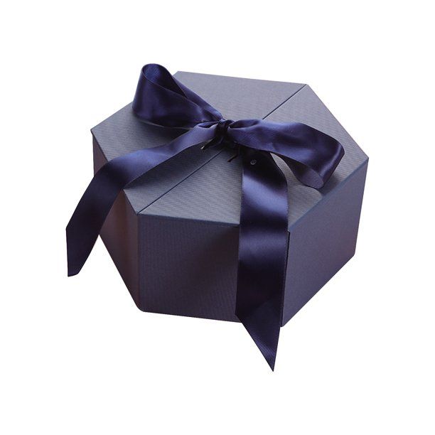 Photo 1 of AYYUFE Gift Box with Ribbon Hexagon Paper Flowers Packaging Case