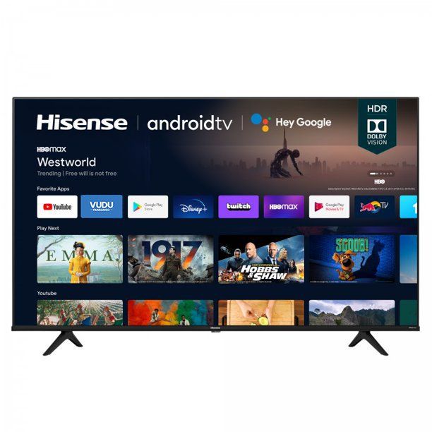 Photo 1 of Hisense 55 Class 4K UHD LCD Android Smart TV HDR A6G Series 55A6G