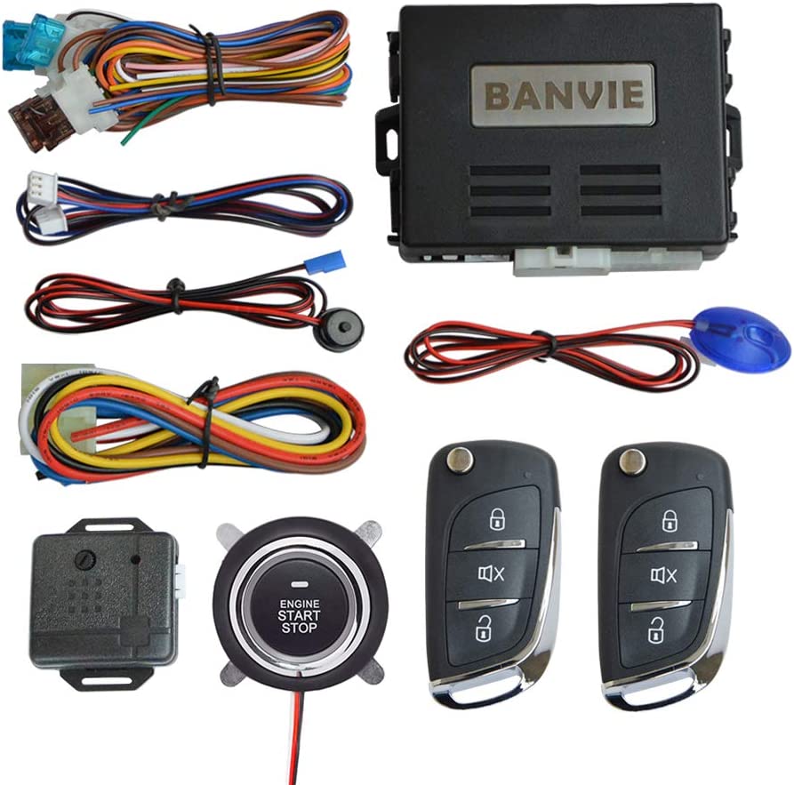 Photo 1 of BANVIE ? Car Keyless Entry Security Alarm System + ? Remote Engine Starter + ? Push to Start Stop Iginition Button