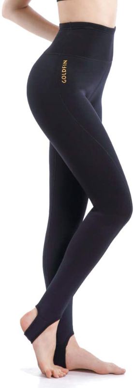Photo 1 of GoldFin Wetsuit Pants Women, 2mm Neoprene Pants Keep Warm for Water Aerobics Diving Surfing Swimming Snorkeling Scuba Kayaking Pants, Small