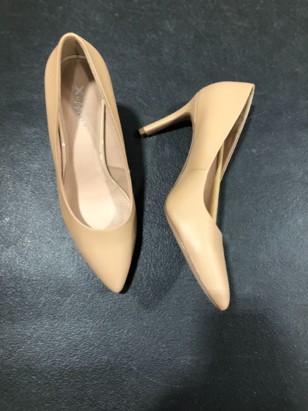 Photo 1 of Women's Beige Heels, Size 7 1/2