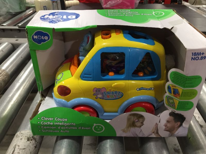 Photo 2 of Clever Coupe – Car Shape Sorter with Music, Lights and Movement ----batteries not included 