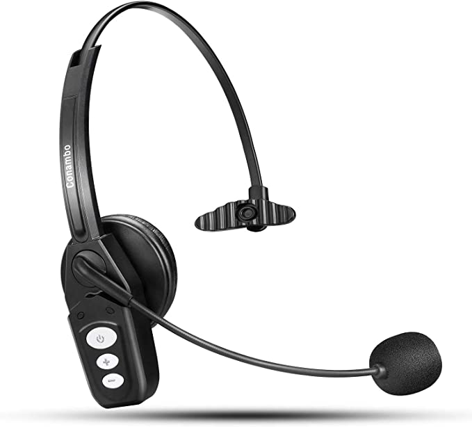 Photo 1 of Bluetooth Headset V5.0, Pro Wireless Headset High Voice Clarity with Noise Canceling Mic for Cell Phone Trucker Engineers Business Home Office-JBT800