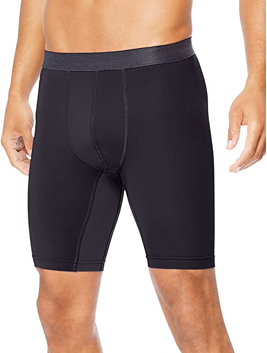 Photo 1 of [Size S] Hanes Sport Men's Performance Compression Short [Black]