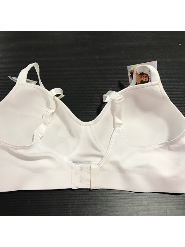 Photo 5 of [Size M] Hanes Women's Comfort Flex Fit Wirefree Convertable T-Shirt Bra, [White]