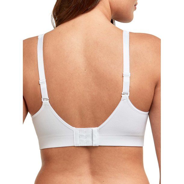 Photo 2 of [Size M] Hanes Women's Comfort Flex Fit Wirefree Convertable T-Shirt Bra, [White]