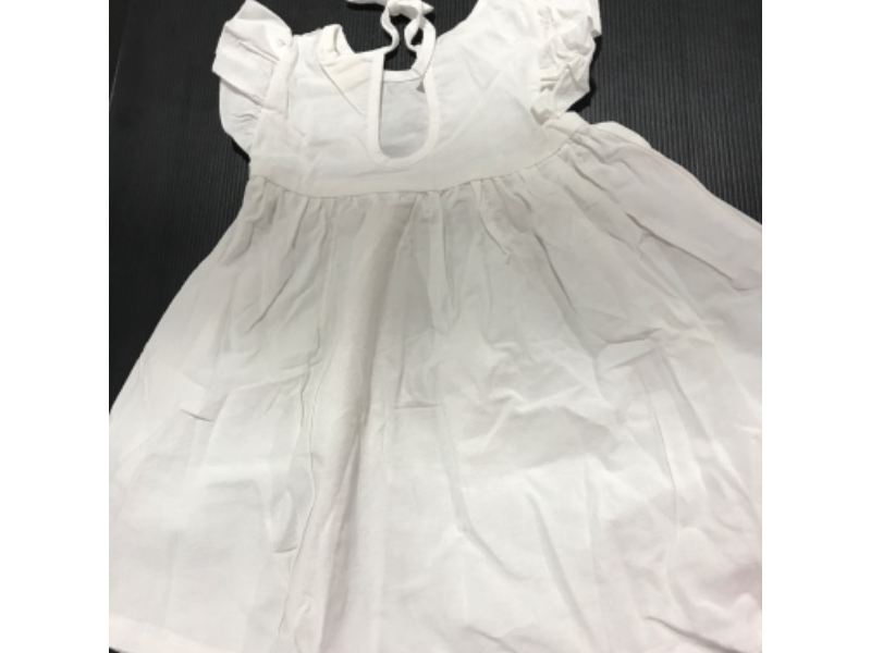 Photo 2 of [Size 6-12m]Baby Girl White Dress with Tie closure.