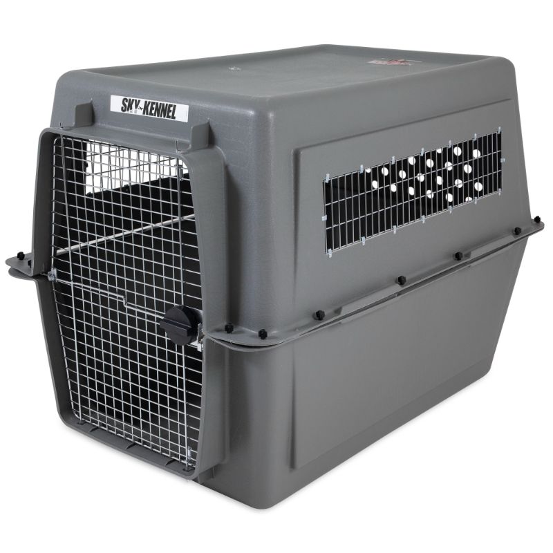 Photo 1 of [48Lx32Wx35H] Petmate Sky Kennel Dog Travel Crate Jumbo [Light Gray]