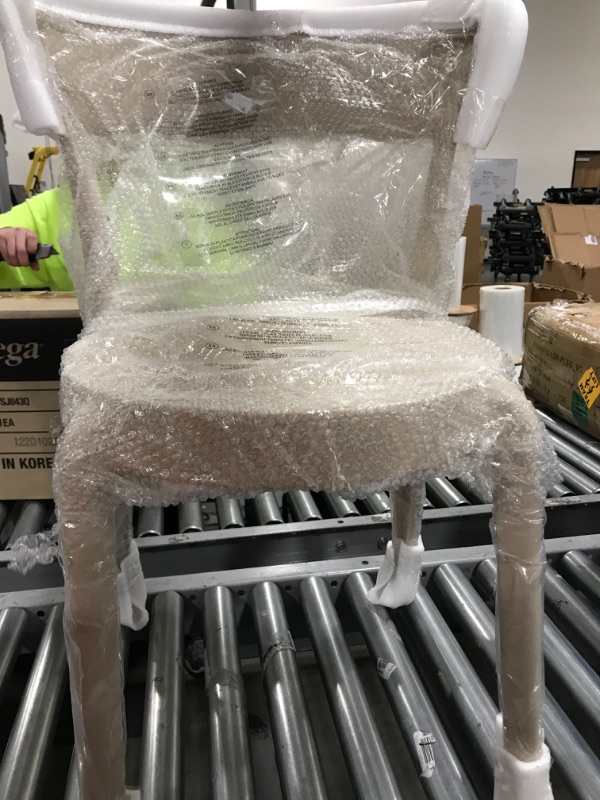 Photo 4 of Amazon Basics, Armless Bistro Dining Chair-Premium Plastic [Beige]