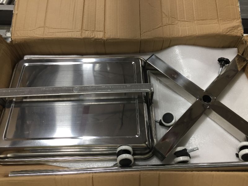 Photo 1 of Generic stainless steel rolling tray