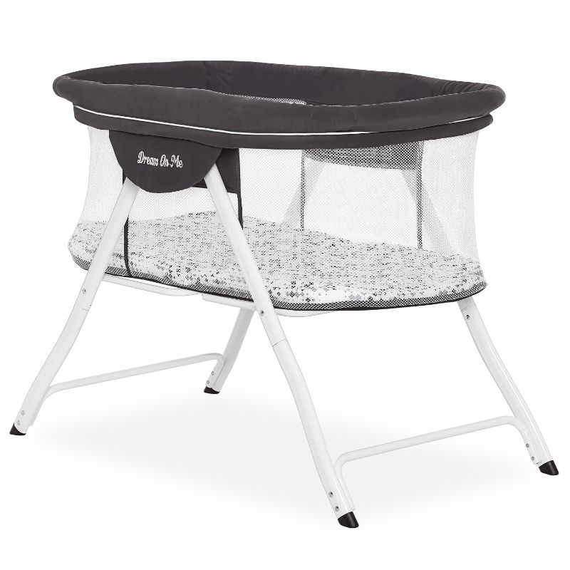 Photo 1 of Dream on Me Poppy Traveler Portable Bassinet Dark Grey