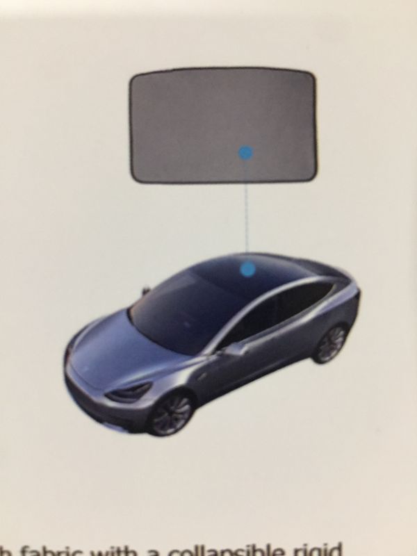 Photo 1 of 2022 Tesla Model 3 Sunshade Model 3