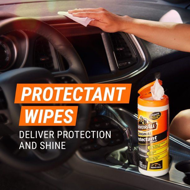 Photo 2 of [2 Pack] Armor All Original Car Protectant and Car Cleaning Wipes