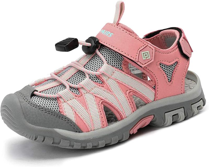 Photo 1 of DREAM PAIRS Boys Girls Closed-Toe Outdoor Summer Sandals (Toddler/Little Kid/Big Kid) SIZE 13