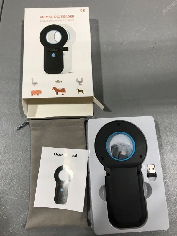 Photo 2 of Pet Microchip Scanner, Animal Microchip Tag Reader Scanner,Three Ways to Connect,Recognize Quickly,Identify The Farther Distance
