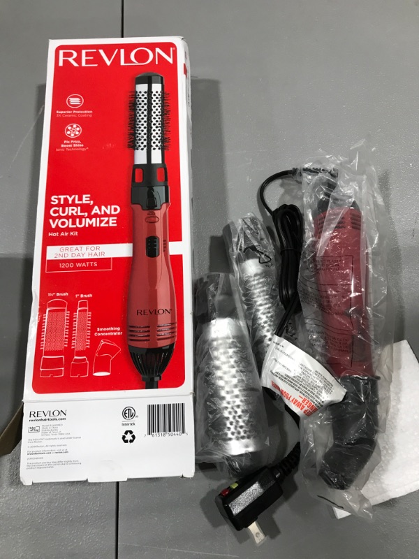 Photo 1 of Revlon Hot Air Kit, Shine Enhancing, 1200W Ionic