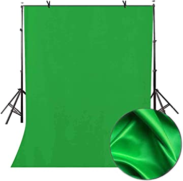 Photo 1 of  5x7ft Green Screen Key Backdrop Soft Pure Green Studio Background ID Photo Photography Backdrop Photo Backdrops Customized Studio Photography Backdrop Background Studio Props