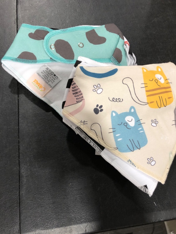 Photo 1 of 10-PACK BABY BANDANA BIBS