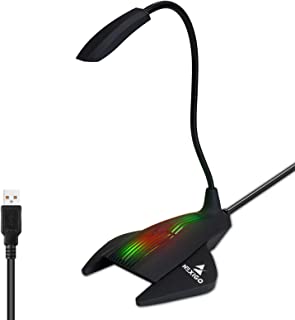 Photo 1 of NexiGo USB Computer Microphone, Desktop Microphone with Adjustable Gooseneck and LED Indicator