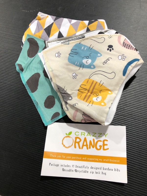 Photo 1 of 10 pack Baby Bandana Bibs