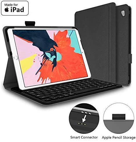 Photo 1 of Mangotek iPad Pro Keyboard Case, 10.5 inch iPad Pro Air Wireless Smart Connector Keyboard. Slim Combo Lightweight Folio PU Leather Cover for iPad Pro Air (2019) 10.5" - Factory Sealed